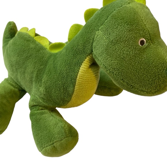 Carters Green Plush Dinosaur Dino Dragon Stuffed Animal Baby Toy Lovey 15091 - Picture 2 of 5